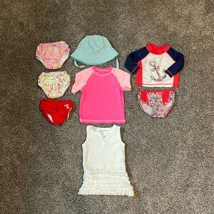 Baby Girl Swim Lot - Size 3-6 Months